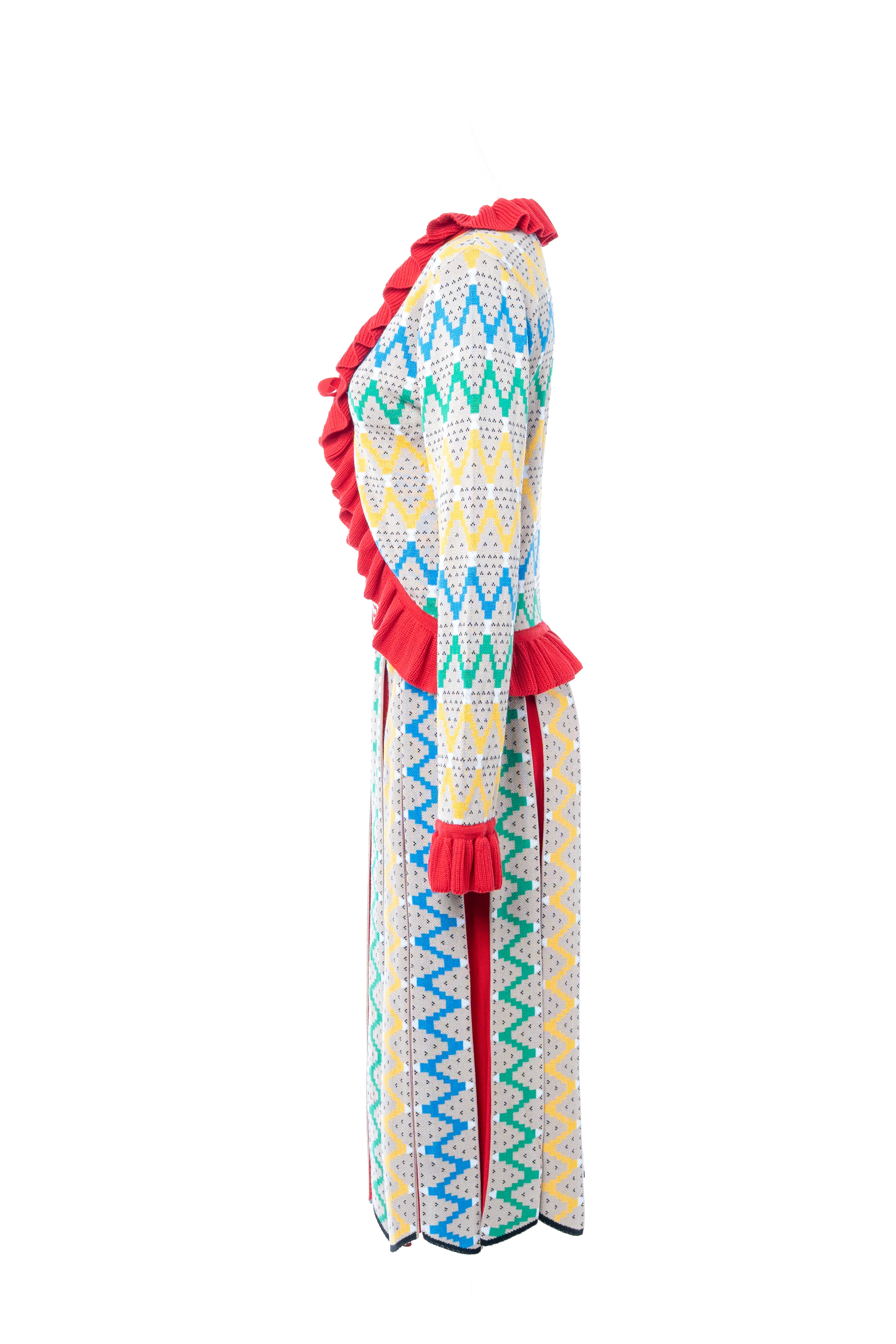 MAXHOSA MLC15 - KNITTED RUFFLE CARDIGAN - Image 7