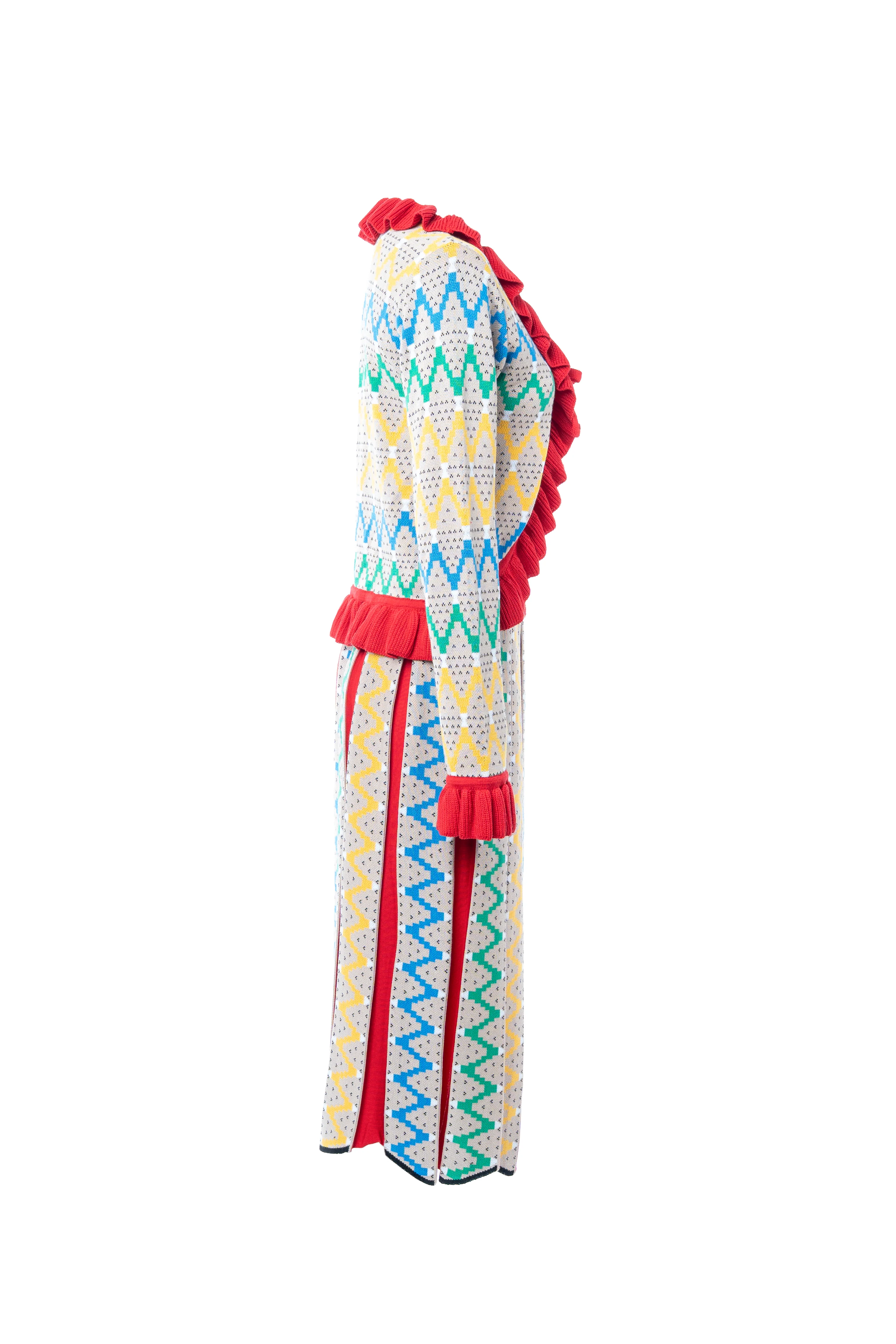 MAXHOSA MLC15 - KNITTED RUFFLE CARDIGAN - Image 9
