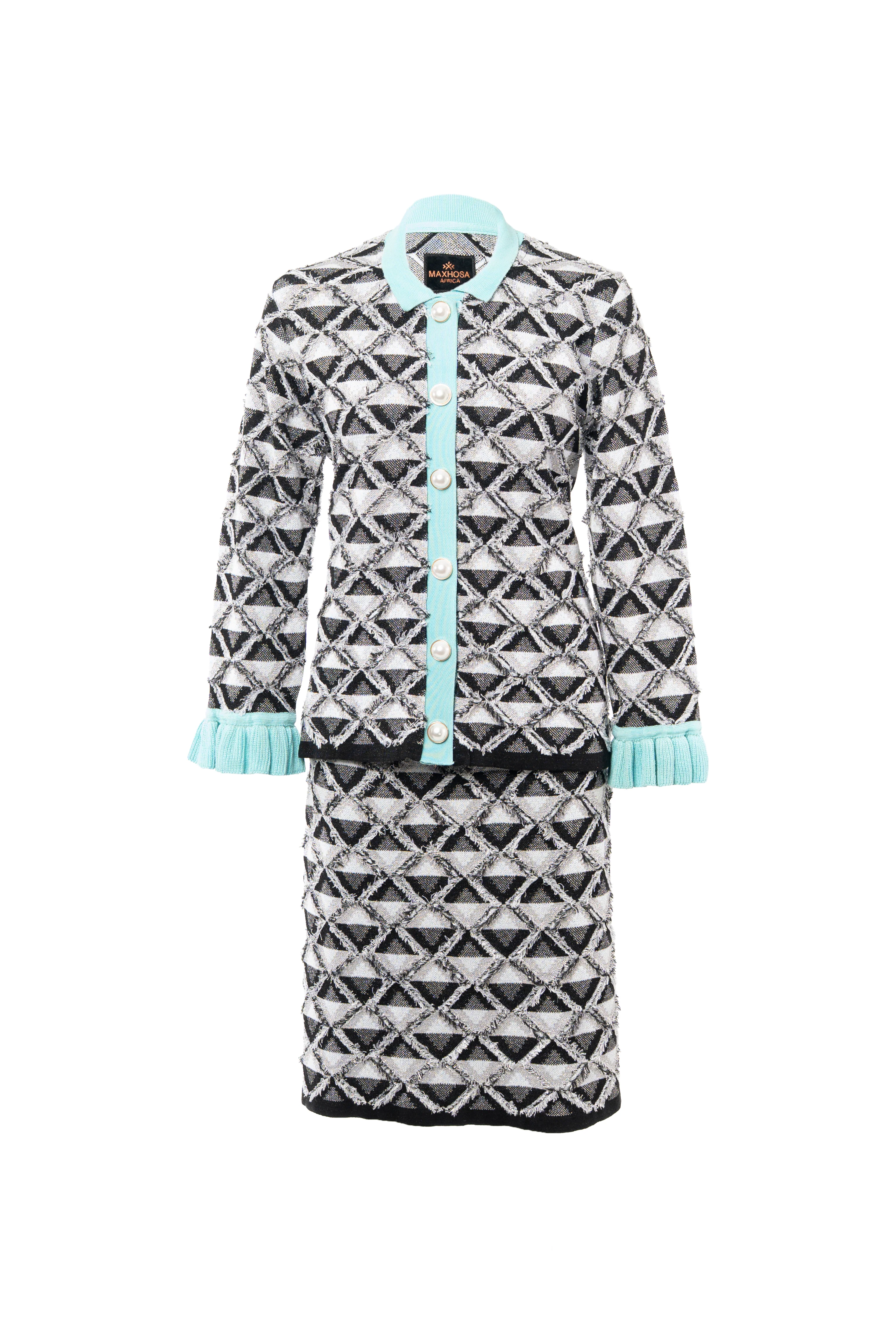 MAXHOSA MLC17 - KNITTED BUTTON-DOWN CARDIGAN - Image 6