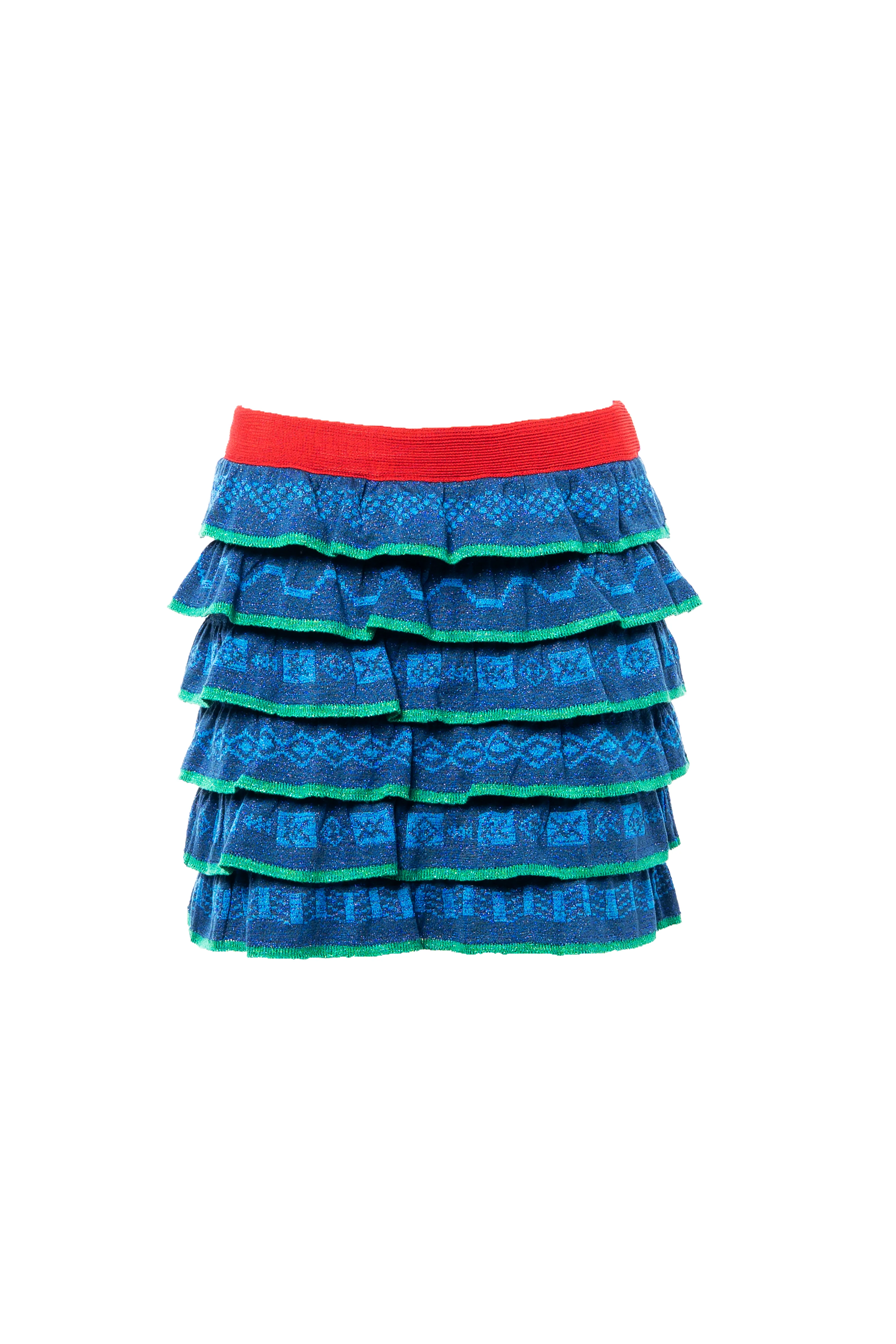 MAXHOSA MLSK93 - LADIES KNITTED PLEATED ABOVE KNEE SKIRT