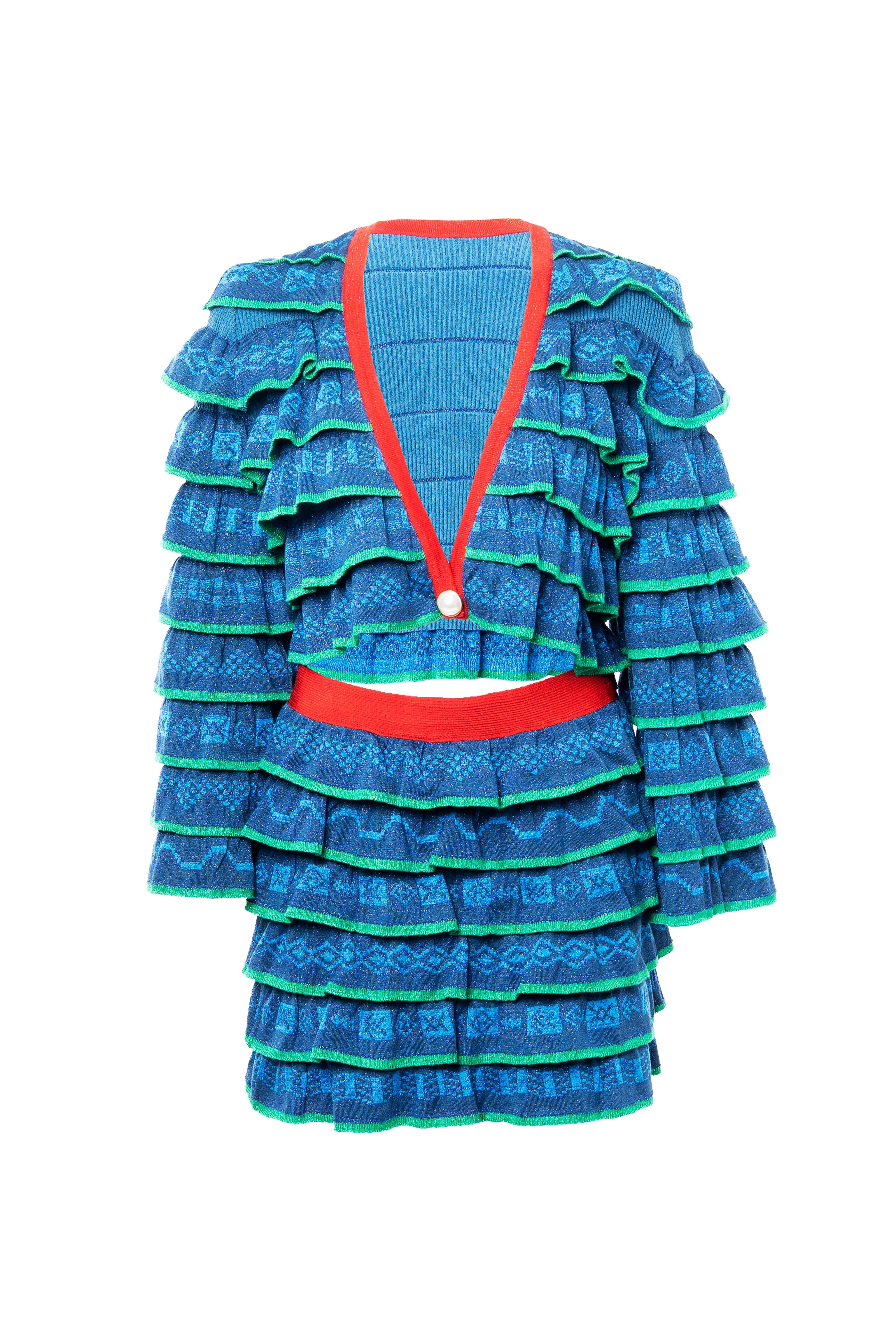 MAXHOSA MLSK93 - LADIES KNITTED PLEATED ABOVE KNEE SKIRT - Image 4