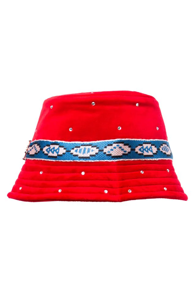 MAXHOSA MVBH9 - VELVET BUCKET HAT - Image 2