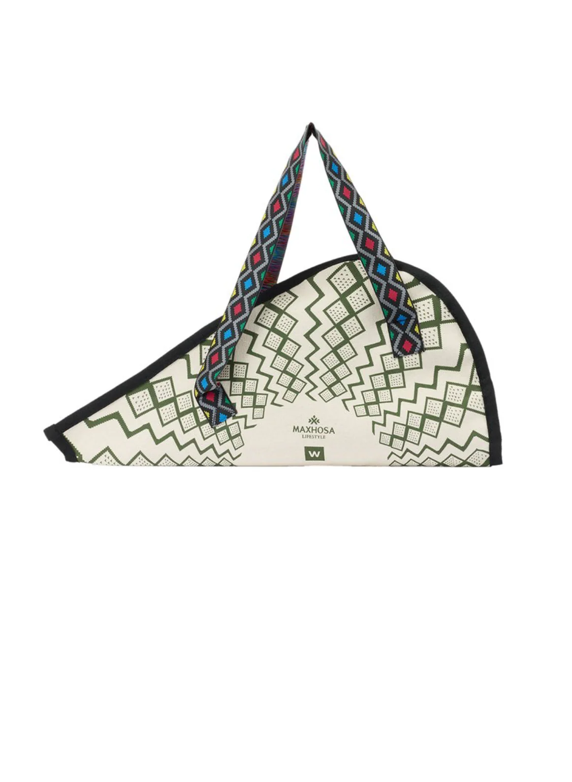 MGFB1 - MAXHOSA AFRICA Green Flower Carrier Bag